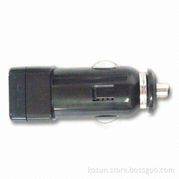 In-car Charger with 450mAh Power Consumption, CE and RoHS Approved